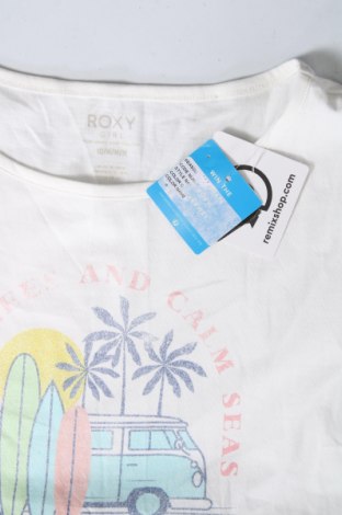 Παιδικό μπλουζάκι Roxy, Μέγεθος 10-11y/ 146-152 εκ., Χρώμα Λευκό, Τιμή 17,01 €