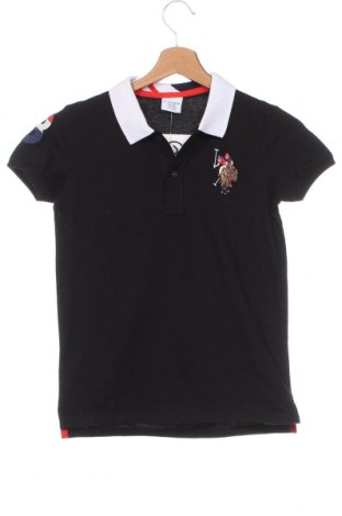 Παιδικό μπλουζάκι U.S. Polo Assn., Μέγεθος 8-9y/ 134-140 εκ., Χρώμα Μαύρο, Τιμή 26,09 €