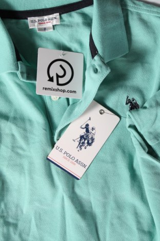 Kinder T-Shirt U.S. Polo Assn., Größe 7-8y/ 128-134 cm, Farbe Grün, Preis 26,29 €