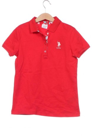 Dziecięcy T-shirt U.S. Polo Assn., Rozmiar 7-8y/ 128-134 cm, Kolor Czerwony, Cena 70,34 zł