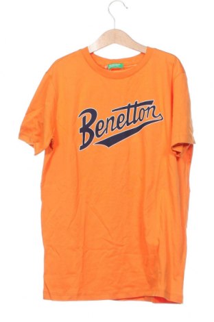 Παιδικό μπλουζάκι United Colors Of Benetton, Μέγεθος 12-13y/ 158-164 εκ., Χρώμα Πορτοκαλί, Τιμή 9,36 €