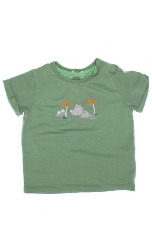 Dziecięcy T-shirt United Colors Of Benetton, Rozmiar 3-6m/ 62-68 cm, Kolor Zielony, Cena 21,57 zł