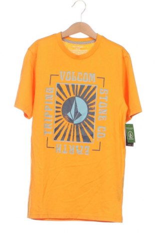 Детска тениска Volcom, Размер 11-12y/ 152-158 см, Цвят Оранжев, Цена 30,60 лв.