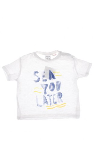 Tricou pentru copii Zara, Mărime 12-18m/ 80-86 cm, Culoare Alb, Preț 18,00 Lei