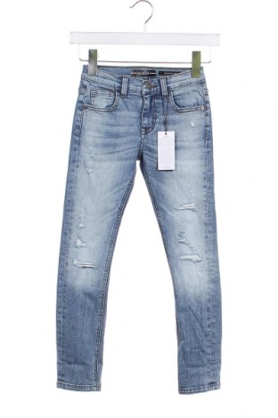 Dziecięce jeansy Guess, Rozmiar 7-8y/ 128-134 cm, Kolor Niebieski, Cena 143,94 zł