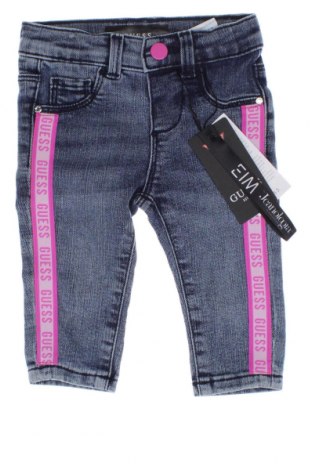 Dziecięce jeansy Guess, Rozmiar 3-6m/ 62-68 cm, Kolor Niebieski, Cena 172,72 zł