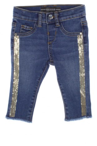 Dziecięce jeansy Guess, Rozmiar 3-6m/ 62-68 cm, Kolor Niebieski, Cena 172,72 zł