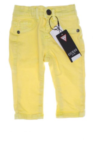 Детски дънки Guess, Размер 3-6m/ 62-68 см, Цвят Жълт, Цена 48,60 лв.