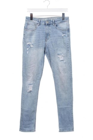 Dziecięce jeansy H&M, Rozmiar 14-15y/ 168-170 cm, Kolor Niebieski, Cena 45,81 zł
