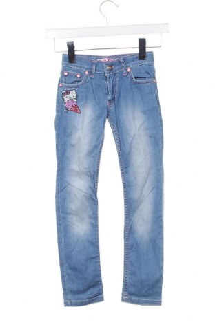Detské džínsy  Hello Kitty, Veľkosť 7-8y/ 128-134 cm, Farba Modrá, Cena  9,60 €