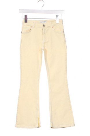 Детски дънки Zara, Размер 11-12y/ 152-158 см, Цвят Жълт, Цена 10,82 лв.