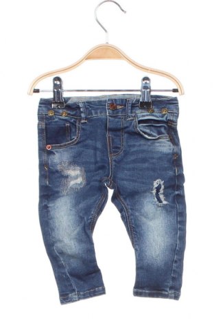 Dětské džíny  Zara, Velikost 6-9m/ 68-74 cm, Barva Modrá, Cena  96,00 Kč