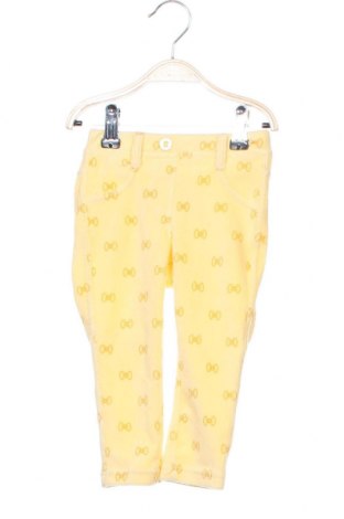 Pantaloni de catifea reiată, pentru copii United Colors Of Benetton, Mărime 18-24m/ 86-98 cm, Culoare Galben, Preț 80,53 Lei