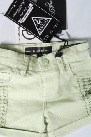 Παιδικό κοντό παντελόνι Guess, Μέγεθος 3-6m/ 62-68 εκ., Χρώμα Πράσινο, Τιμή 14,61 €