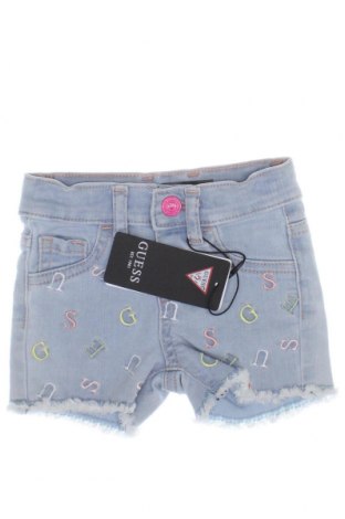 Pantaloni scurți pentru copii Guess, Mărime 3-6m/ 62-68 cm, Culoare Albastru, Preț 82,90 Lei