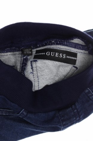 Pantaloni scurți pentru copii Guess, Mărime 3-6m/ 62-68 cm, Culoare Albastru, Preț 74,61 Lei