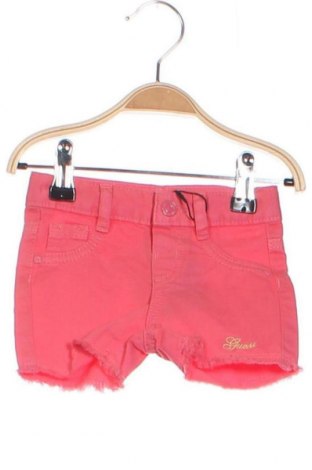 Pantaloni scurți pentru copii Guess, Mărime 3-6m/ 62-68 cm, Culoare Roz, Preț 91,18 Lei