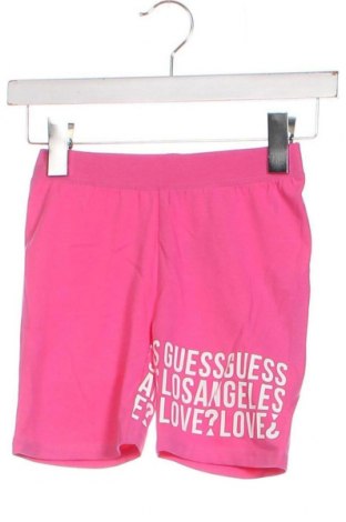 Детски къс панталон Guess, Размер 7-8y/ 128-134 см, Цвят Розов, Цена 37,80 лв.