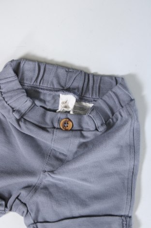Pantaloni scurți pentru copii H&M, Mărime 9-12m/ 74-80 cm, Culoare Gri, Preț 35,71 Lei