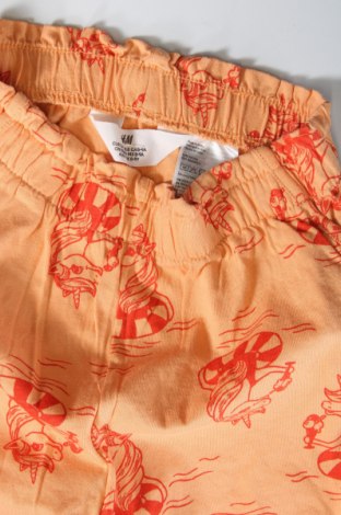 Pantaloni scurți pentru copii H&M, Mărime 8-9y/ 134-140 cm, Culoare Portocaliu, Preț 16,20 Lei