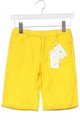 Παιδικό κοντό παντελόνι Tutto Piccolo, Μέγεθος 10-11y/ 146-152 εκ., Χρώμα Κίτρινο, Τιμή 16,47 €
