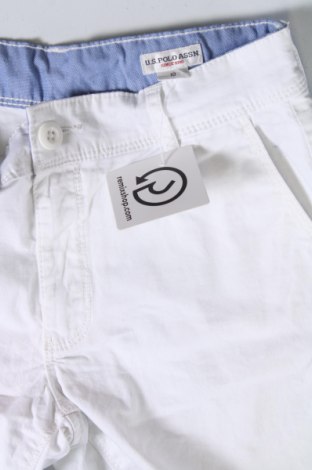 Детски къс панталон U.S. Polo Assn., Размер 9-10y/ 140-146 см, Цвят Бял, Цена 40,80 лв.