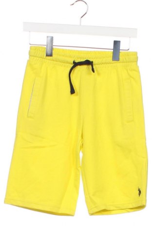 Παιδικό κοντό παντελόνι U.S. Polo Assn., Μέγεθος 12-13y/ 158-164 εκ., Χρώμα Κίτρινο, Τιμή 21,03 €