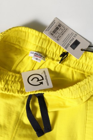 Παιδικό κοντό παντελόνι U.S. Polo Assn., Μέγεθος 12-13y/ 158-164 εκ., Χρώμα Κίτρινο, Τιμή 35,05 €