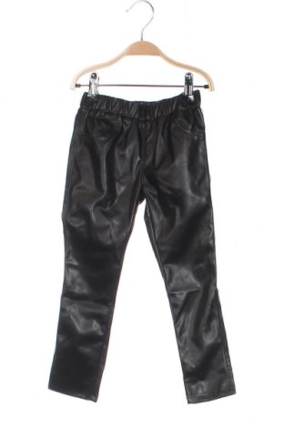 Παιδικό δερμάτινο παντελόνι Guess, Μέγεθος 3-4y/ 104-110 εκ., Χρώμα Μαύρο, Τιμή 16,78 €