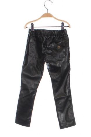 Dziecięce skórzane spodnie Guess, Rozmiar 3-4y/ 104-110 cm, Kolor Czarny, Cena 136,34 zł