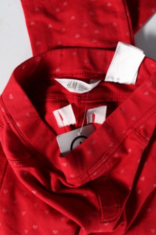 Dziecięce spodnie H&M, Rozmiar 8-9y/ 134-140 cm, Kolor Czerwony, Cena 25,21 zł