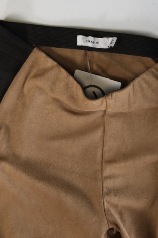 Pantaloni pentru copii Name It, Mărime 11-12y/ 152-158 cm, Culoare Bej, Preț 29,60 Lei