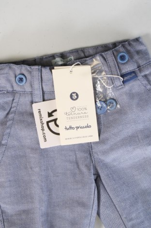 Pantaloni pentru copii Tutto Piccolo, Mărime 9-12m/ 74-80 cm, Culoare Albastru, Preț 123,02 Lei