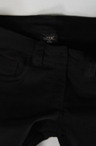 Детски панталон Yfk, Размер 11-12y/ 152-158 см, Цвят Черен, Цена 5,25 лв.