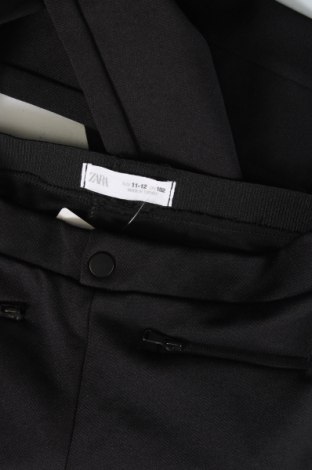Pantaloni pentru copii Zara, Mărime 11-12y/ 152-158 cm, Culoare Negru, Preț 36,00 Lei