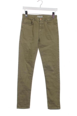 Pantaloni pentru copii Zara, Mărime 12-13y/ 158-164 cm, Culoare Verde, Preț 30,85 Lei