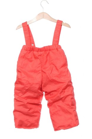 Детски панталон за зимни спортове Klitzeklein, Размер 12-18m/ 80-86 см, Цвят Червен, Цена 16,32 лв.
