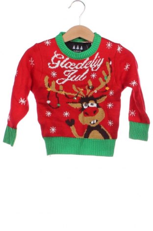 Детски пуловер, Размер 12-18m/ 80-86 см, Цвят Червен, Цена 8,33 лв.