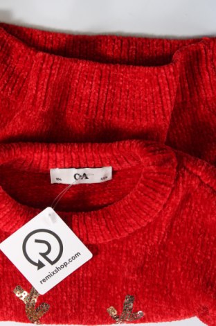 Pulover pentru copii C&A, Mărime 2-3y/ 98-104 cm, Culoare Roșu, Preț 43,37 Lei
