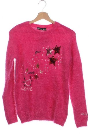 Παιδικό πουλόβερ Desigual, Μέγεθος 12-13y/ 158-164 εκ., Χρώμα Ρόζ , Τιμή 13,14 €