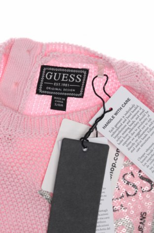 Παιδικό πουλόβερ Guess, Μέγεθος 3-6m/ 62-68 εκ., Χρώμα Ρόζ , Τιμή 20,13 €