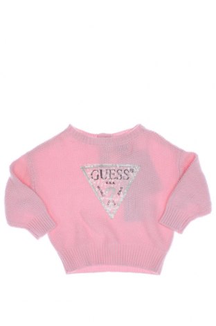 Детски пуловер Guess, Размер 3-6m/ 62-68 см, Цвят Розов, Цена 41,85 лв.