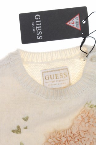 Детски пуловер Guess, Размер 3-6m/ 62-68 см, Цвят Бежов, Цена 37,20 лв.