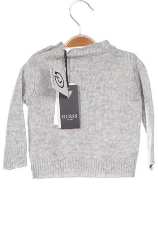Παιδικό πουλόβερ Guess, Μέγεθος 3-6m/ 62-68 εκ., Χρώμα Γκρί, Τιμή 19,18 €