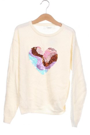 Детски пуловер H&M, Размер 6-7y/ 122-128 см, Цвят Бял, Цена 10,20 лв.