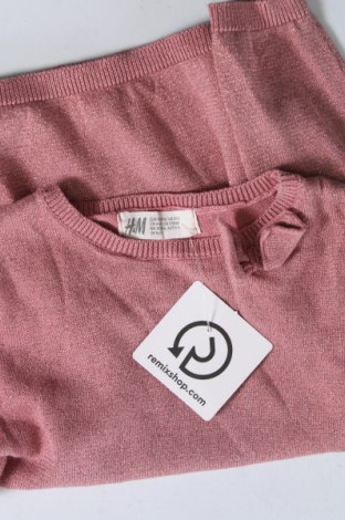 Детски пуловер H&M, Размер 4-5y/ 110-116 см, Цвят Розов, Цена 8,33 лв.