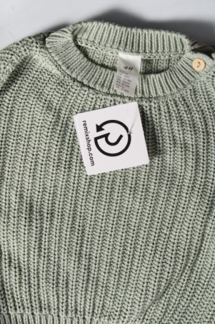 Dziecięcy sweter H&M, Rozmiar 12-18m/ 80-86 cm, Kolor Zielony, Cena 38,75 zł