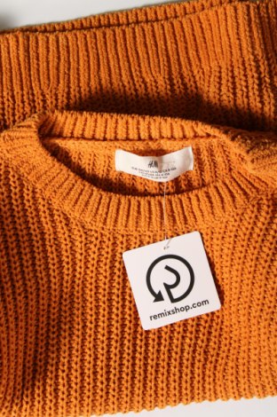 Детски пуловер H&M, Размер 8-9y/ 134-140 см, Цвят Жълт, Цена 8,67 лв.