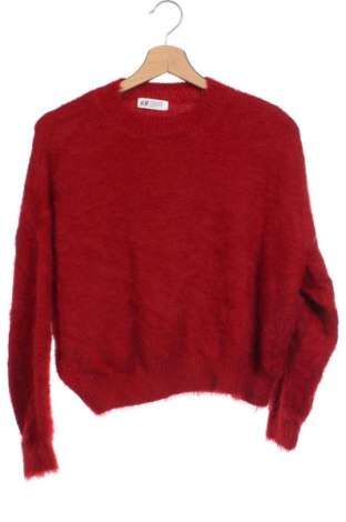 Детски пуловер H&M, Размер 10-11y/ 146-152 см, Цвят Червен, Цена 8,50 лв.