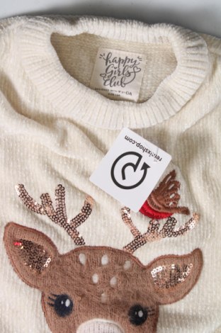 Детски пуловер Happy Girls By Eisend, Размер 7-8y/ 128-134 см, Цвят Екрю, Цена 12,07 лв.